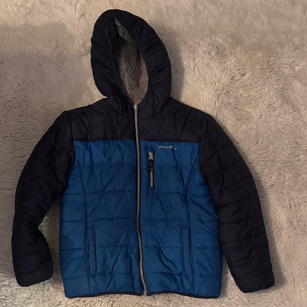 Blue and Black Kids warm Jacket size 11/12